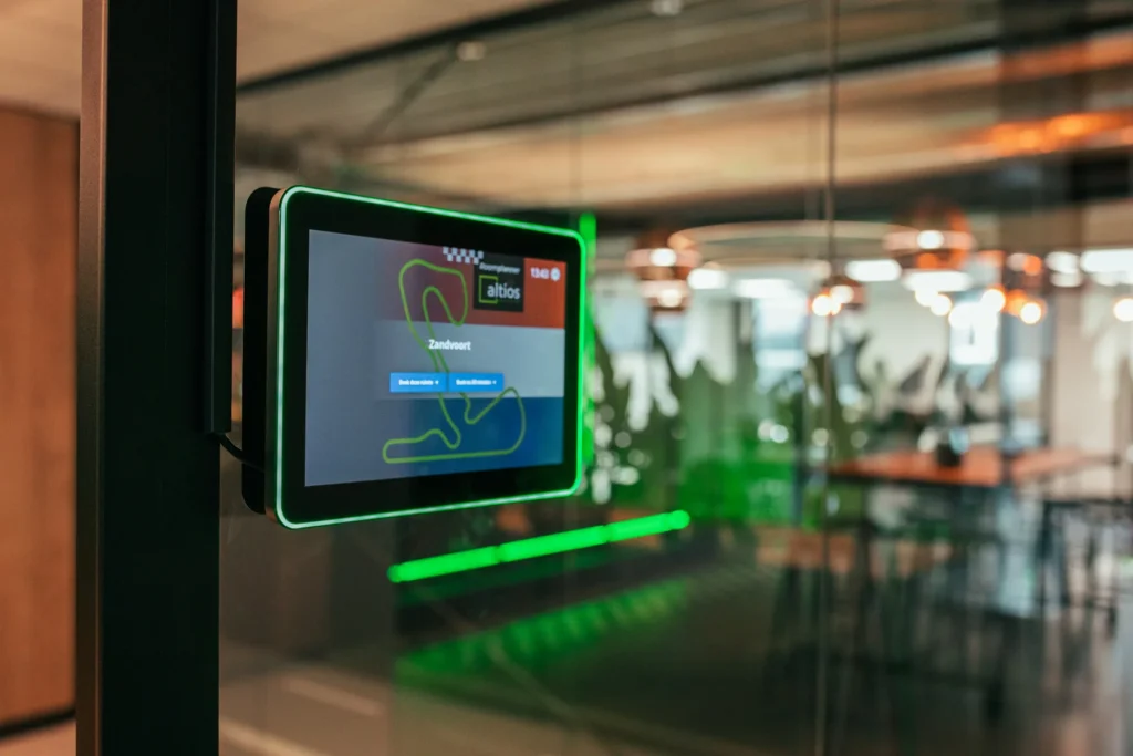 Room booking met zaaldisplays